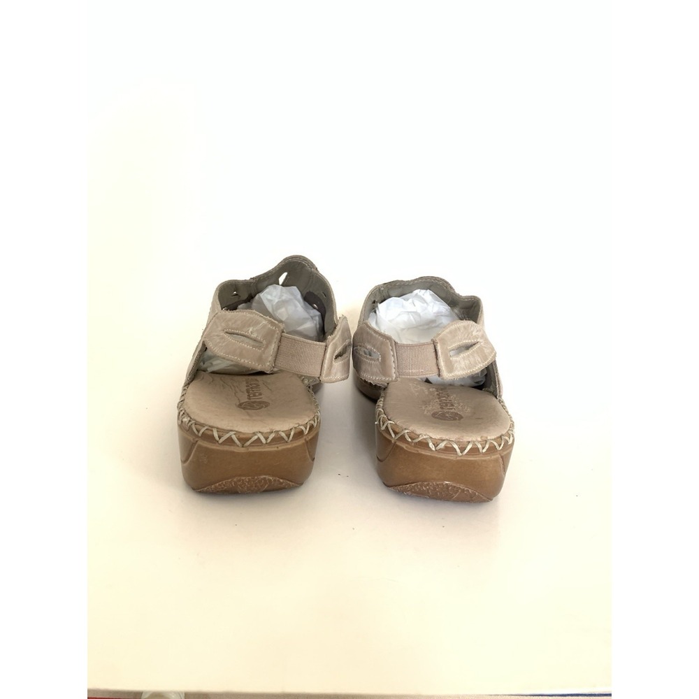 Remonte Women's Beige Leather Slingback Comfort Shoes Clogs EU 41 / US 10 - Picture 12 of 15